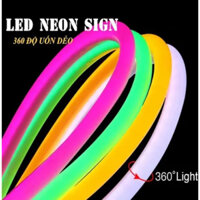 50M LED dây neon 360độ uốn dẻo chống nước siêu sáng,siêu bền decor trang trí ngoài trời có tặng kèm 1 nguồn theo đơn.
