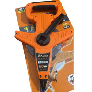 Thước dây sắt có tay cầm 70kg Asaki AK-2516 (50m)