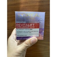 (50ml) Kem Dưỡng Cấp Ẩm Ban Ngày Loreal  Paris Revitalift Hyaluronic Acid