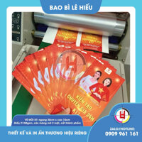 50vé mời sự kiện 20x10cm ,giấy c150 cán màng chống nước