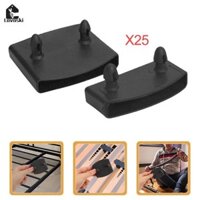 50x Giường Nan Bao Giữa Mũ Cuối Lắp Ráp Phần Dự Phòng Nan Giá Đỡ Bao Giường Nan Giá Đỡ Mũ Cho Đồ Nội Thất Phòng Trẻ Em