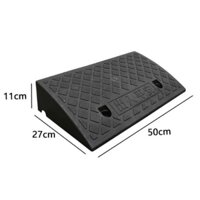 50x27x11cm Dốc bục lên xuống, bậc cầu dắt xe ô tô, xe máy xe đạp, cầu dắt xe, bục lên xuống xe, có lỗ chờ bắt ốc cố định