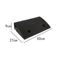 50x27x9cm MÀU ĐEN Dốc bục, bậc cầu dắt xe ô tô, xe máy xe đạp, cầu dắt xe, bục lên xuống xe, có lỗ chờ bắt ốc cố định