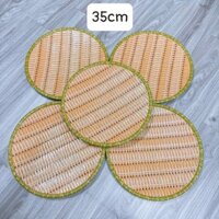 [52] Khay Nhựa Tròn Trúc 35cm