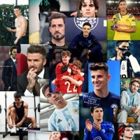 52 tờ Handsome Guy Picture Book Handbook Sticker Neymar Messi Computer Phone Case Decorative Sticker Chống thấm nước