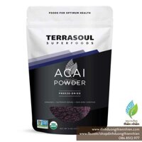 [5/2025] Bột Acai Hữu Cơ Terrasoul Superfoods Organic Freeze Dried Acai Powder, 113g