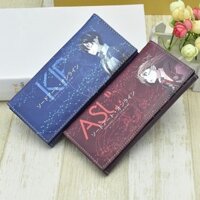 522 Bộ sưu tập người Sword Art Ví trực tuyến Anime Hàng hóa Ví đựng tiền xu dài Kirito Asuna Ví nam nữ hai chiều Ly hợp