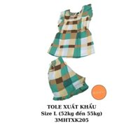 52kg đến 55kg - TOLE XUẤT KHẨU tay cánh tiên quần đùi - 3MHTXK205 - size L - 171k
