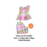 52kg đến 55kg - TOLE XUẤT KHẨU tay cánh tiên quần đùi - 3MHTXK208 - size L - 171k