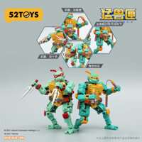 52toys Universal Box Series Ninja Rùa Raphael / Michelangelo Đồ Chơi Hợp Thời Trang Đồ Chơi Mô Hình