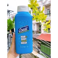 (532ml - 946ml) Sữa tắm gội cho Nam Coast Hair & Body Wash Classic Scent của Mỹ