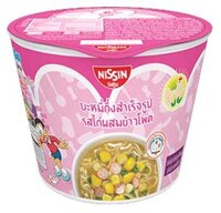 (535) DOREMON MÌ LY THAILAND VỊ GÀ, NGÔ 40G MÀU HỒNG