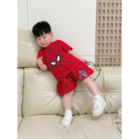 (5/4 TRẢ HÀNG) SET QUẦN ÁO NGƯỜI NHỆN MAVEL CHO BÉ TRAI