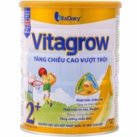 (544) VITADAIRY sữa bột vita grow 2+, 900g tăng chiều cao vượt trội - Lon