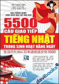 5500 Câu Giao Tiếp Tiếng Nhật Trong Sinh Hoạt Hằng Ngày Kèm CD