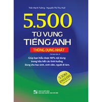 5500 Từ Vựng Tiếng Anh Thông Dụng Nhất Bản Màu Tái Bản