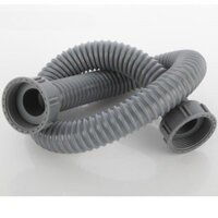 [5555] Bồn rửa rau củ nhà bếp Bồn rửa ống thoát nước hai đầu Ổ cắm hai đầu Ống thoát nước Máy rửa chén Phụ kiện ống nối dài