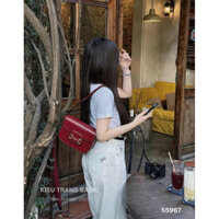 55967#: Xuông jean dáng dài (100cm) thêu túi Dior form siêu đỉnh