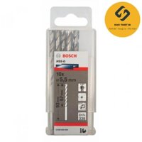 5.5mm Bộ mũi khoan sắt 10 mũi HSS-G Bosch 2608595064 - KHOTHIETBI