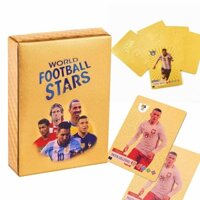 55PCS World Football Soccer Stars Cards UEFA Champions League Fan Gifts