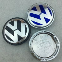 56mm VW Bánh Trung Tâm Nắp Bao Hubcaps Vành Ô Tô Bao Huy Hiệu Biểu Tượng Cho Volkswagen Golf / Polo / Vento Santana / Beetle / LaVida / GTI / Magotan / CC / Passat