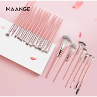 [5748] Bộ Cọ Trang Điểm Chuyên Nghiệp MAANGE - 18 Cọ Đa Năng (Kem Nền, Má Hồng, Mắt, Che Khuyết Điểm