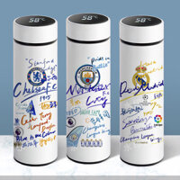 58/Bóng đá Man City Royal Chelsea The Blues Cốc giữ nhiệt thông minh Học sinh Thể hiện nhiệt Cốc nước 500 thép không gỉ 304 Công suất-e15 NPML