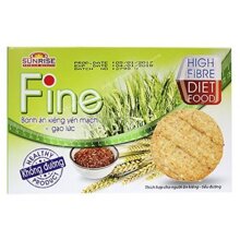 Bánh ăn kiêng yến mạch gạo lứt Fine 178g