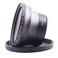 58mm 0.43X Wide Angle Lens with  for   T6i   T5i T5