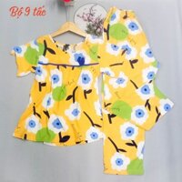 [59-67kg]Bộ tole f21 quần 9 tấc nữ cho mẹ từ 59-67kg