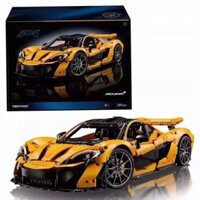 59cm McLaren P1 Building Block Lắp ráp xe thể thao Trang trí Mô hình Đồ chơi con trai