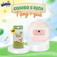 [5A] [TẶNG NỒI NẤU CHÁO CHẬM] - Combo 5 Bịch Tã/Bỉm Dán/Quần AMOR NATURAL Việt Nam Mỏng,Thoáng Khí, Đủ Size NB68 - 4XL34