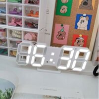 [5C] Đồng Hồ Điện Tử LED 3D Để Bàn, Đồng Hồ Treo Tường Cao Cấp - Báo Thức & Đo Nhiệt Độ Và Hiển Thị Ngày Giờ Tháng Năm