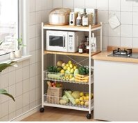 [5C] Kệ để đồ nhà bếp 4-5 tầng, kệ để lò nướng lò vi sóng đa năng