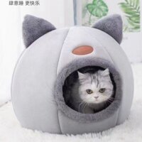 5c Mùa đông ấm mèo tổ Bốn mùa phổ quát đóng cửa mèo nhà mèo biệt thự Teddy chó cũi vậ