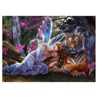 5D DIY Diamond Painting Embroidery Mosaic Cross Stitch Angel and Tiger Fashion - intl