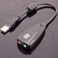 5HV2 USB 2.0 Virtual 7.1 Channel Audio External Sound Card Adapter