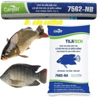 5KG CÁM cá cargill 7562 28% ĐẠM MỒI CÂU CÁ TRA thức ăn cá chép