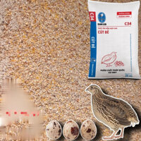 5kg Cám Chim Cút C34 Thức Ăn Chim Cút Thái Thức Ăn Gà Rutin Đẻ Thức Ăn Chim Cút Nhật Đẻ Thức Ăn Cút Con