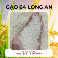5KG Gạo 64 Long An - Gạo Thơm Dẻo - Gạo Ngon Mềm Cơm - Gạo Thắm Hiền