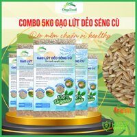5kg Gạo lứt dẻo Séng Cù Điện Biên , Cơm mềm, dẻo, vị ngọt, nấu không cần ngâm, ăn kiêng, eatclean