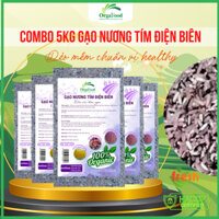 5kg Gạo nương tím Điện Biên túi hút chân không, ăn kiêng, ăn chay, thực dưỡng, cho người tiểu đường