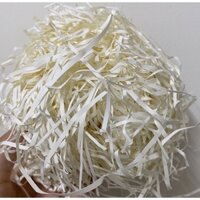 [5KG] Giấy rơm giấy vụn lót hộp quà tặng màu trắng sữa PHIÊN BẢN TO 4-6mm - Giấy chống sốc lót hộp quà