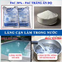 5kg PAC 30% - PAC xử lý nước - PAC ấn độ lắng cặn làm trong nước