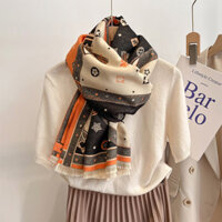 5.Khăn quàng cổ cao cấp len KCM02 70*200cm (Tặng Túi Hộp + Thiệp )