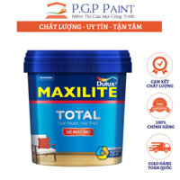 [5L] Sơn Nội Thất Maxilite Total 30C Mờ Sơn Nước Trong Nhà Chất Lượng Cao (MÀU TRẮNG)