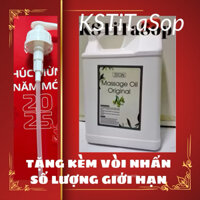 5lit dầu massage body không mùi, không hương giá sỉ rẻ (bình 5lit)