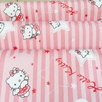5m giấy decal dán tường Hello Kitty decal dán tường bé gái BINBIN DTL17 (Có keo sẵn)