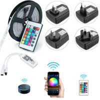 5M SMD2835 Alexa Smart Home WIFI Controller APP Control Non-waterproof RGB LED Strip Light DC12V Christmas Decorations C