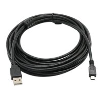 5m16FT 2.0 USB Cable Type A to Mini B Male to Male 5 PIN Black
